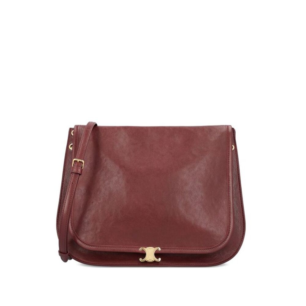 Celine Women Triomphe Leather Shoulder Bag